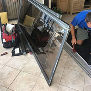 sliding glass door frame repair South Pasadena